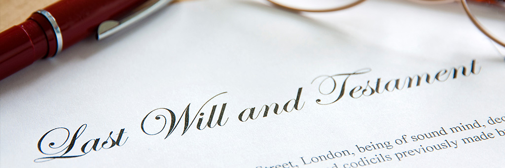 Image showing a Will that is ready to be signed